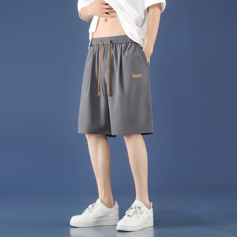 Acritus - Effen shorts met trekkoord
