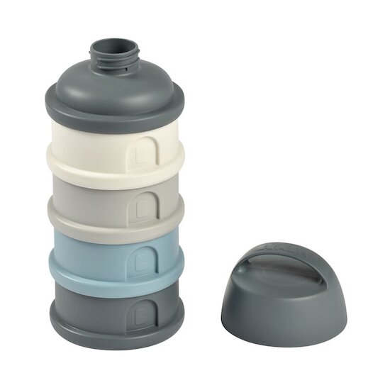 Boîte Doseuse 4 compartiments   Mineral Grey Blue        de               Béaba
