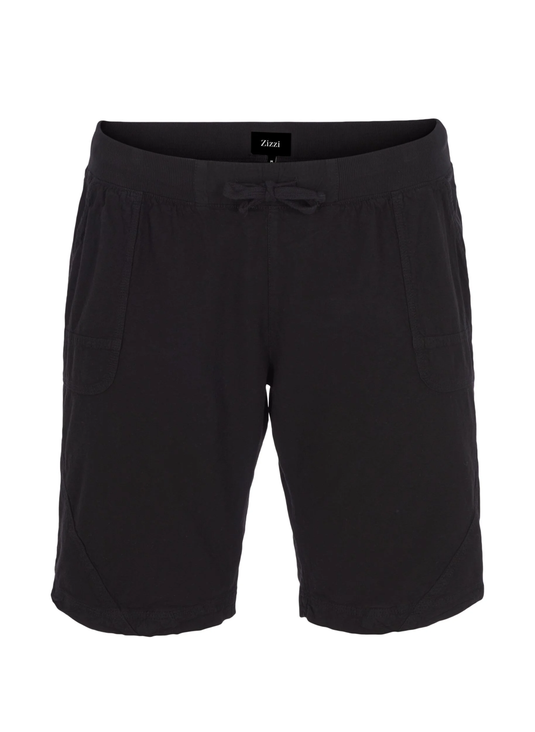 Løse shorts med lommer i bomuld