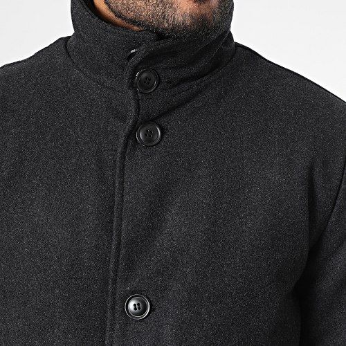 Veste Clark Gris Anthracite Chiné