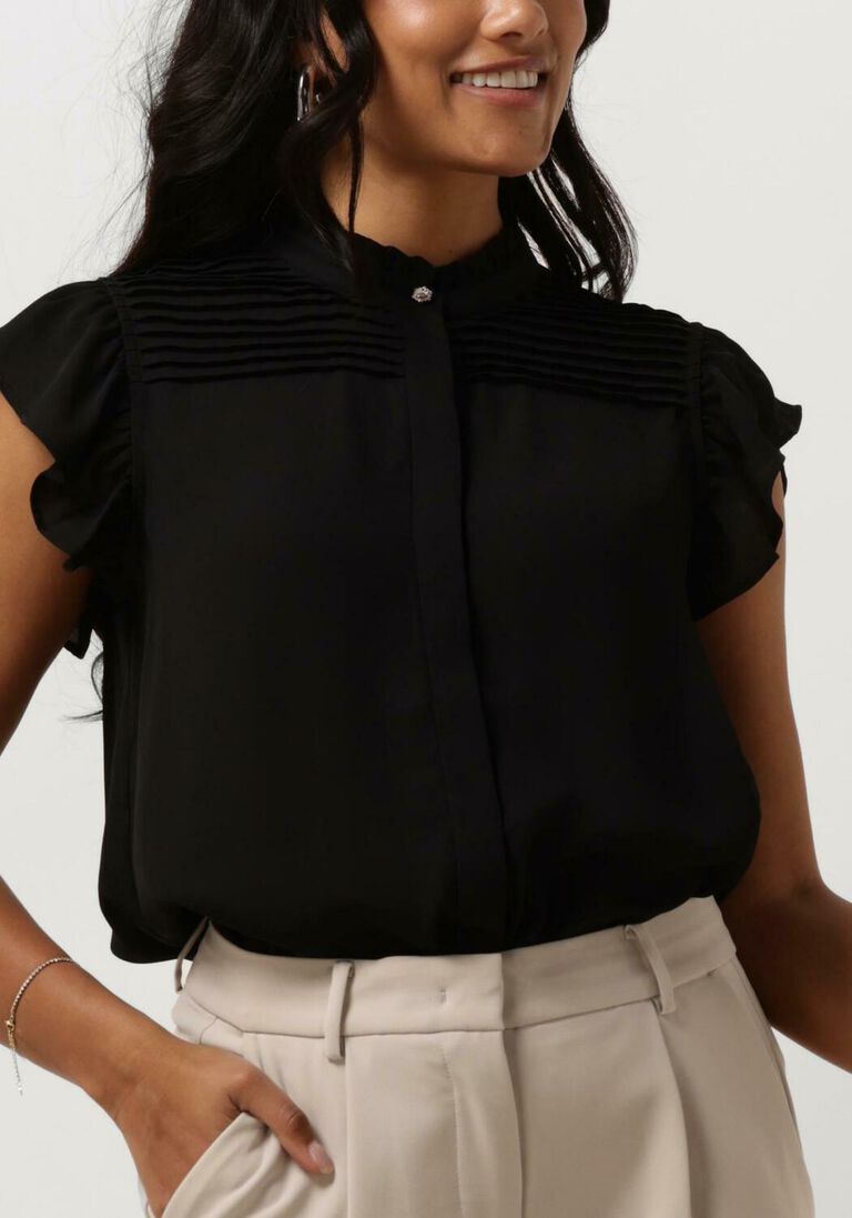 BRUUNS BAZAAR zwarte bruuns bazaar top camilla nicole shirt