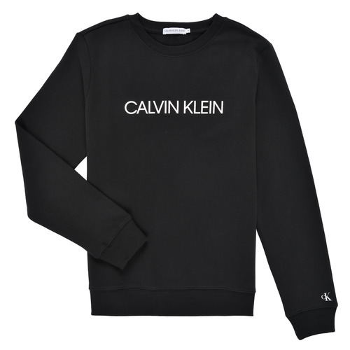 Calvin Klein Jeans - INSTITUTIONAL LOGO SWEATSHIRT - Noir