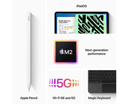 Apple 12.9-inch iPad Pro Wi‑Fi   Cellular 1TB - Space Grey