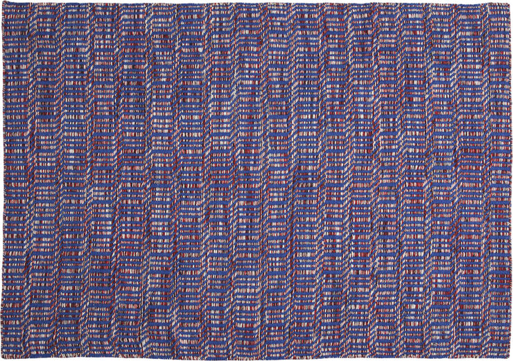 Hay Radio Rug-50 x 80-Red, blue Red, blue