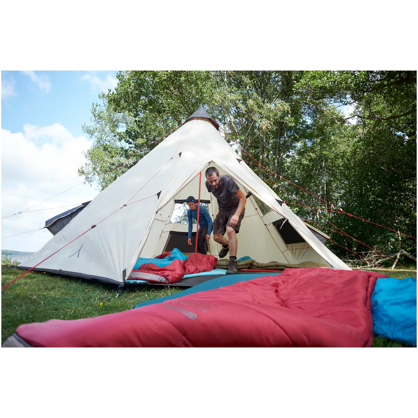 GRAND CANYON Isomatte Hattan Thermomatte Luft Bett Leicht&Klein Selbstaufblasend Modell: Hattan 3.8 M Meadowbrook