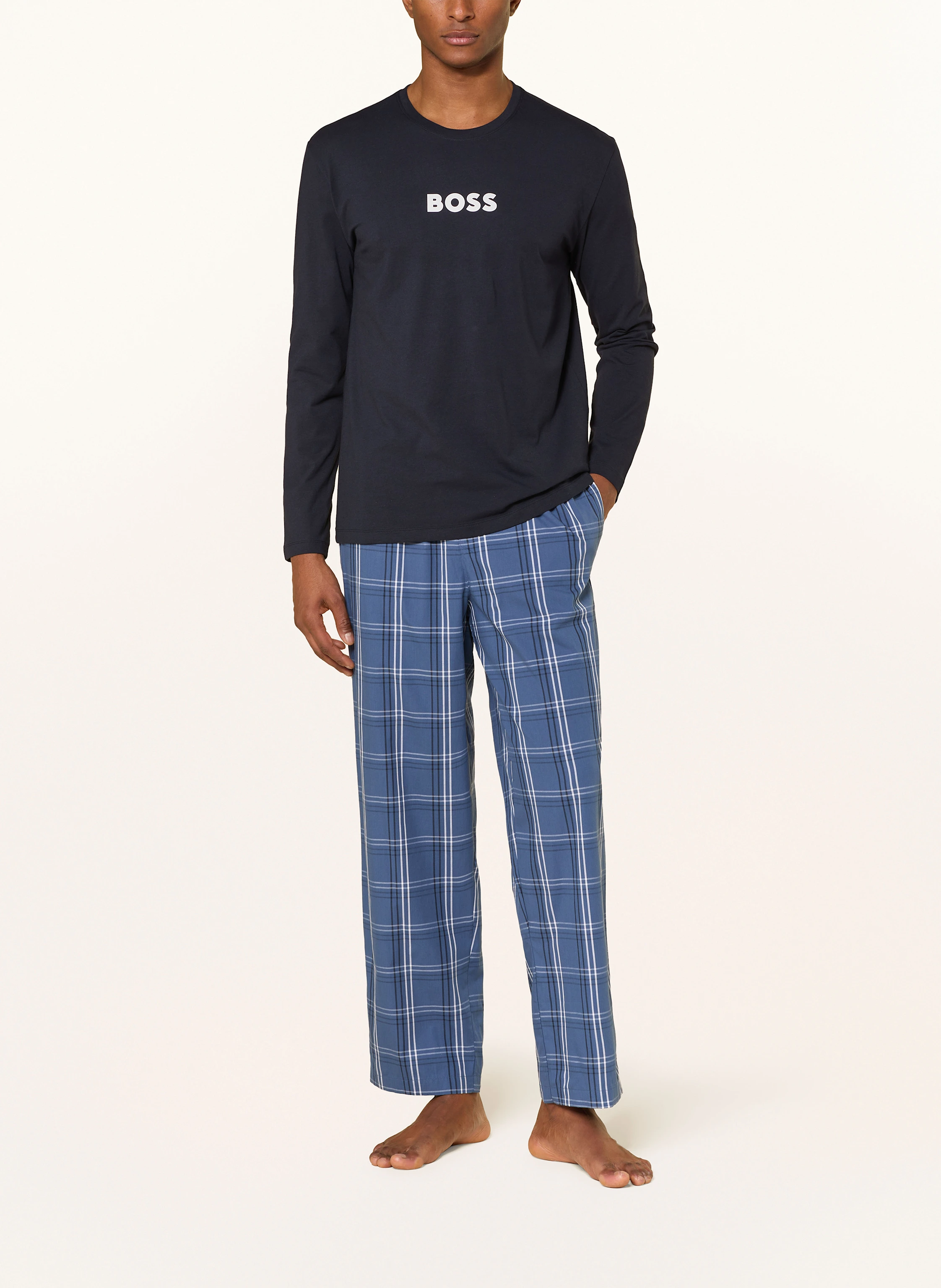 BOSS Schlafanzug EASY LONG SET
