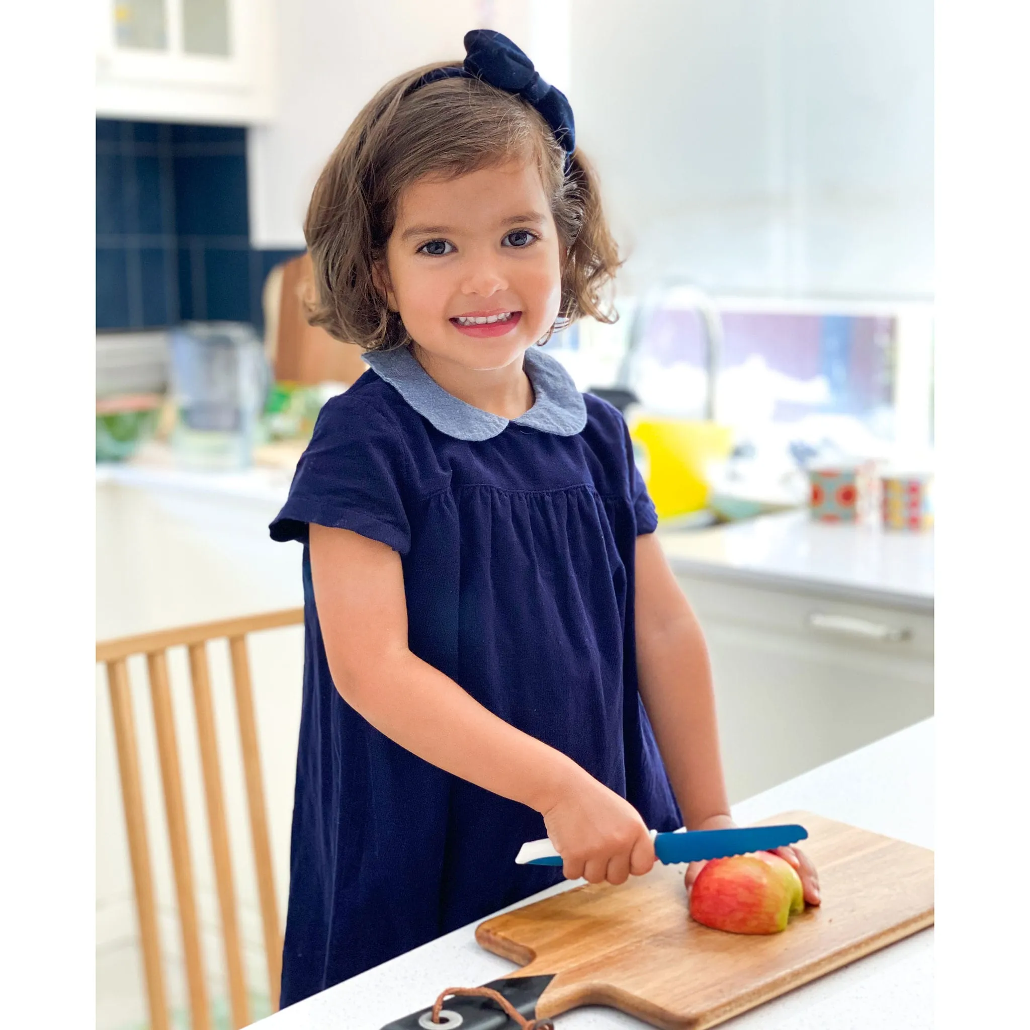 Kiddikutter Couteau Sécuritaire pour Enfant - Bleu