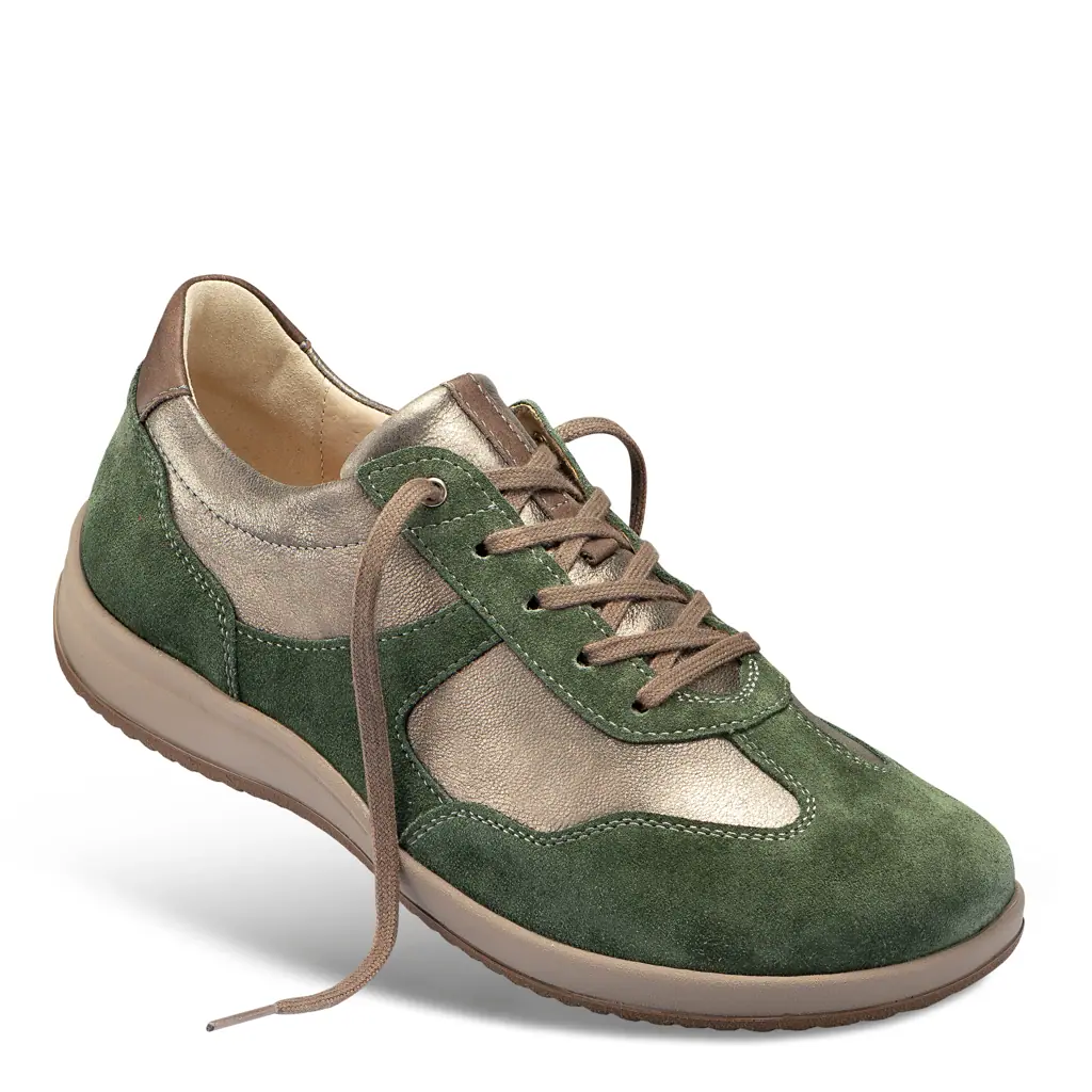 DAMEN - Schnürschuh AMALIA oliv