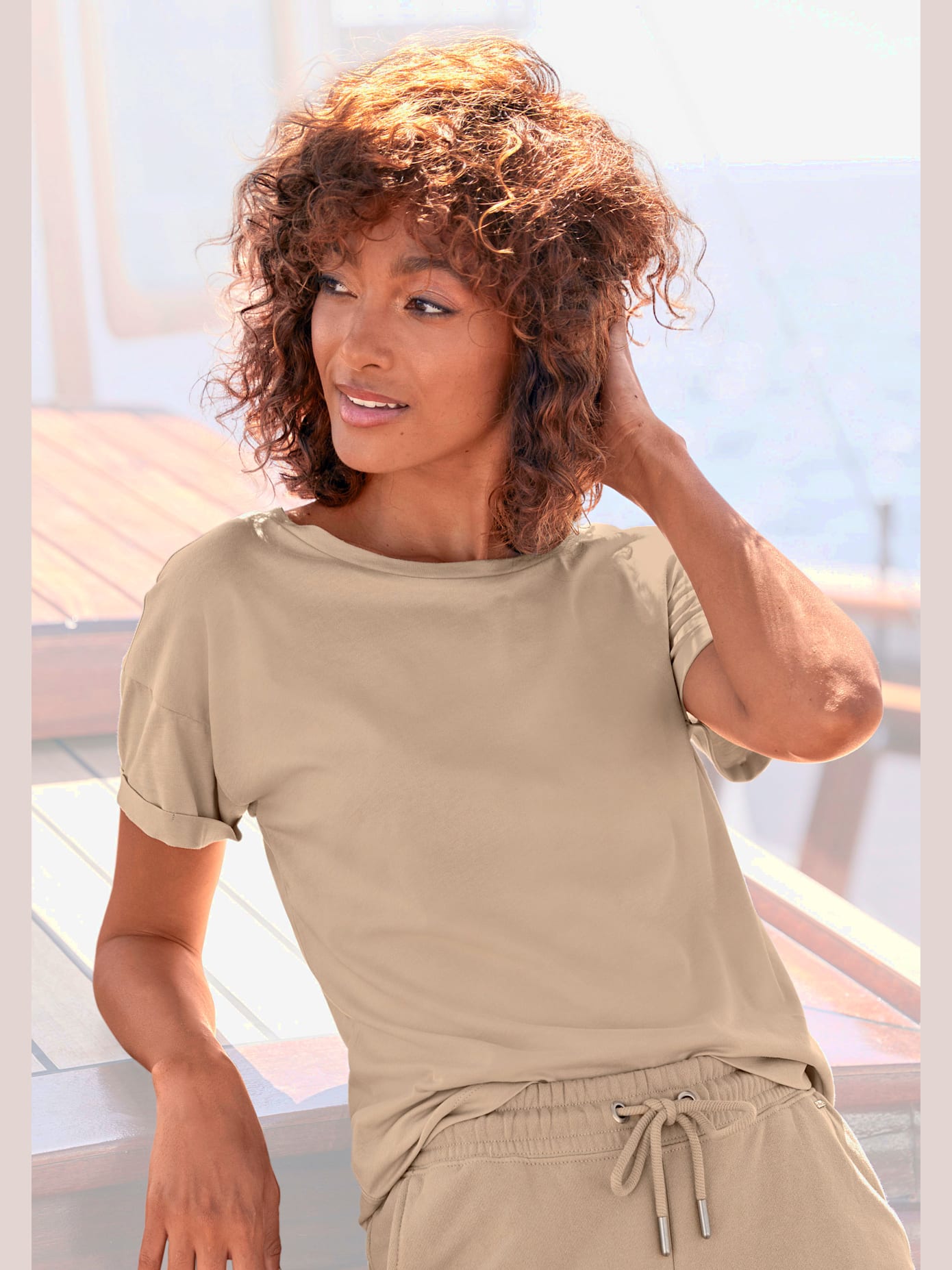 T-shirt à la largeur confortable