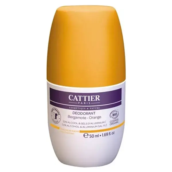 Desodorante Roll-On Cattier Organic Citrus Freshness 50ml