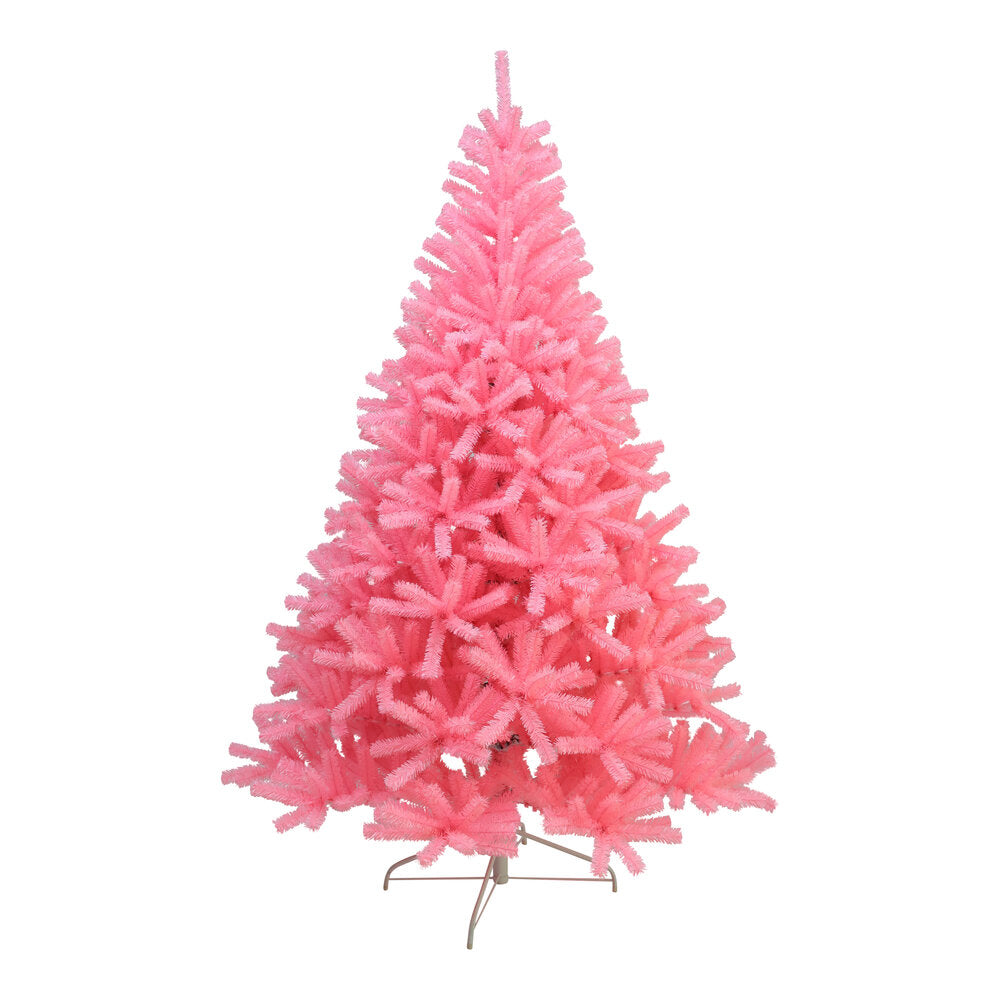 Det Gamle Apotek  Kunstig juletræ m. afstivet top, pink - H180 x  D129,5 cm.