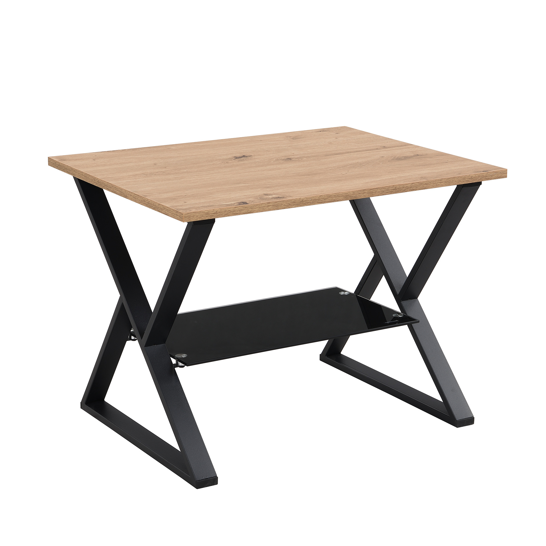 Couchtisch - Artisan Eiche - schwarz - 60 cm