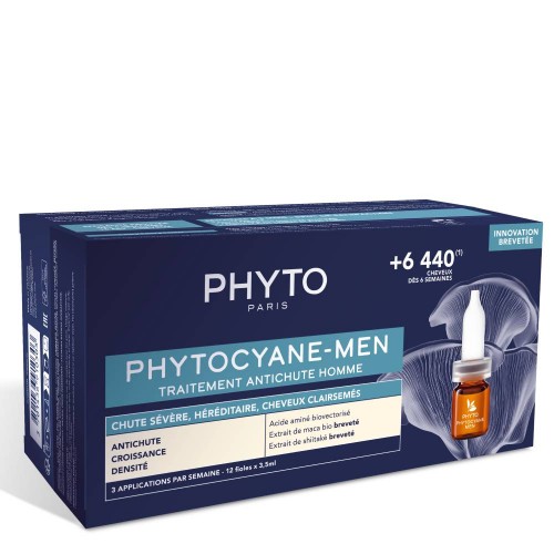 Phyto Phytocyane Men Ampolas Anti-Queda 12x3.5ml