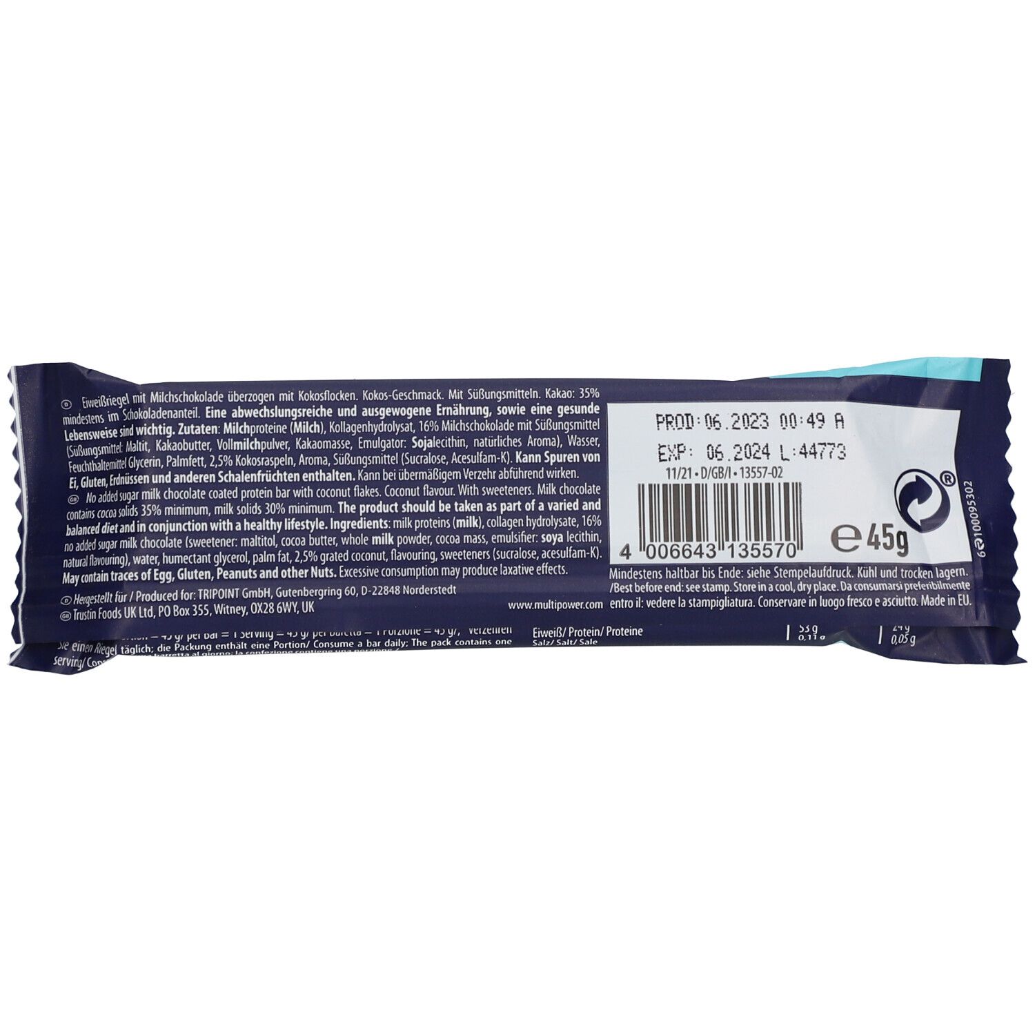 Multipower 53 % Protein Boost Coconut