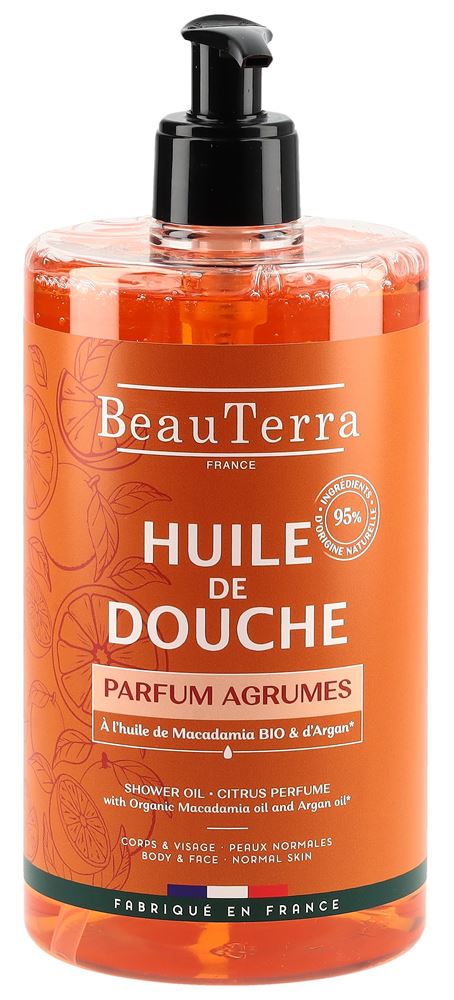 BEAUTERRA Duschöl<br>750 ml, Flasche, Öl, Zitrusfrüchte