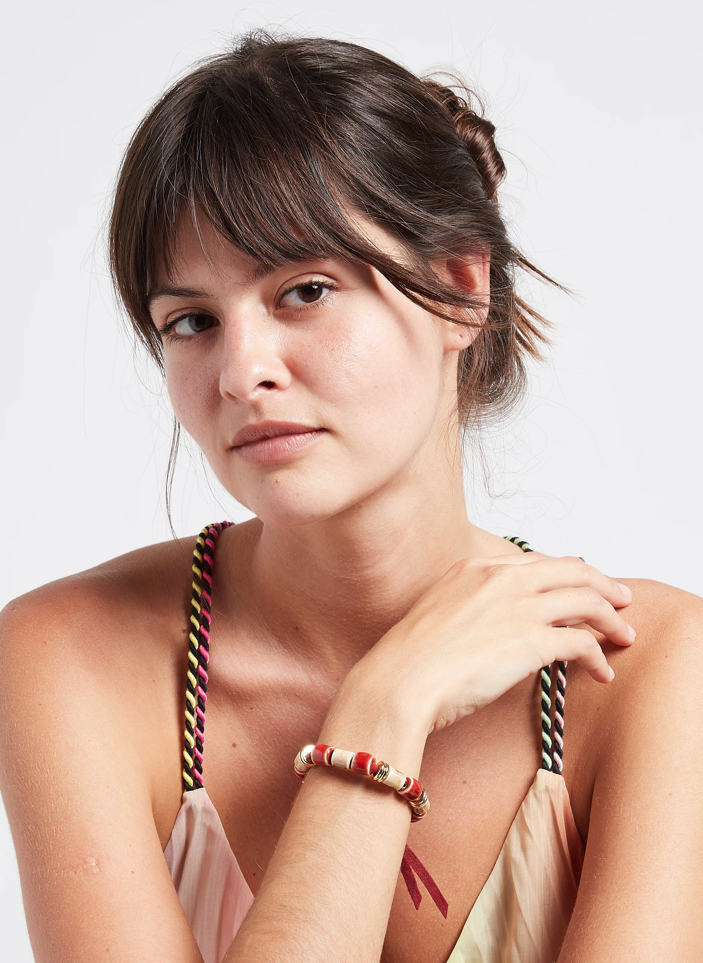 EMILY - Bracelet à perles d'Agate | Multicolore