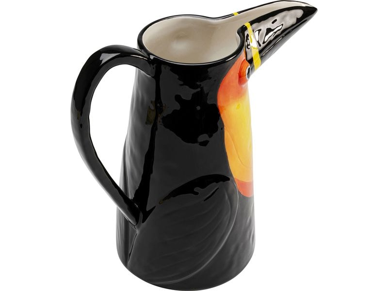 Kare Krug Toucan 25 cm, 1 l, Mehrfarbig Exotische Karaffe