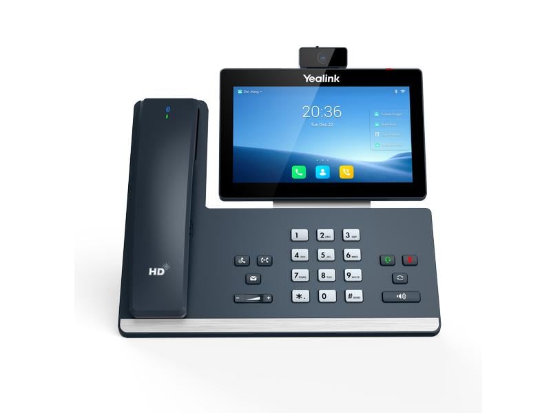 Yealink Tischtelefon T58W Pro mit Kamera Grau Einfache Audio- und visuelle Kommunikation