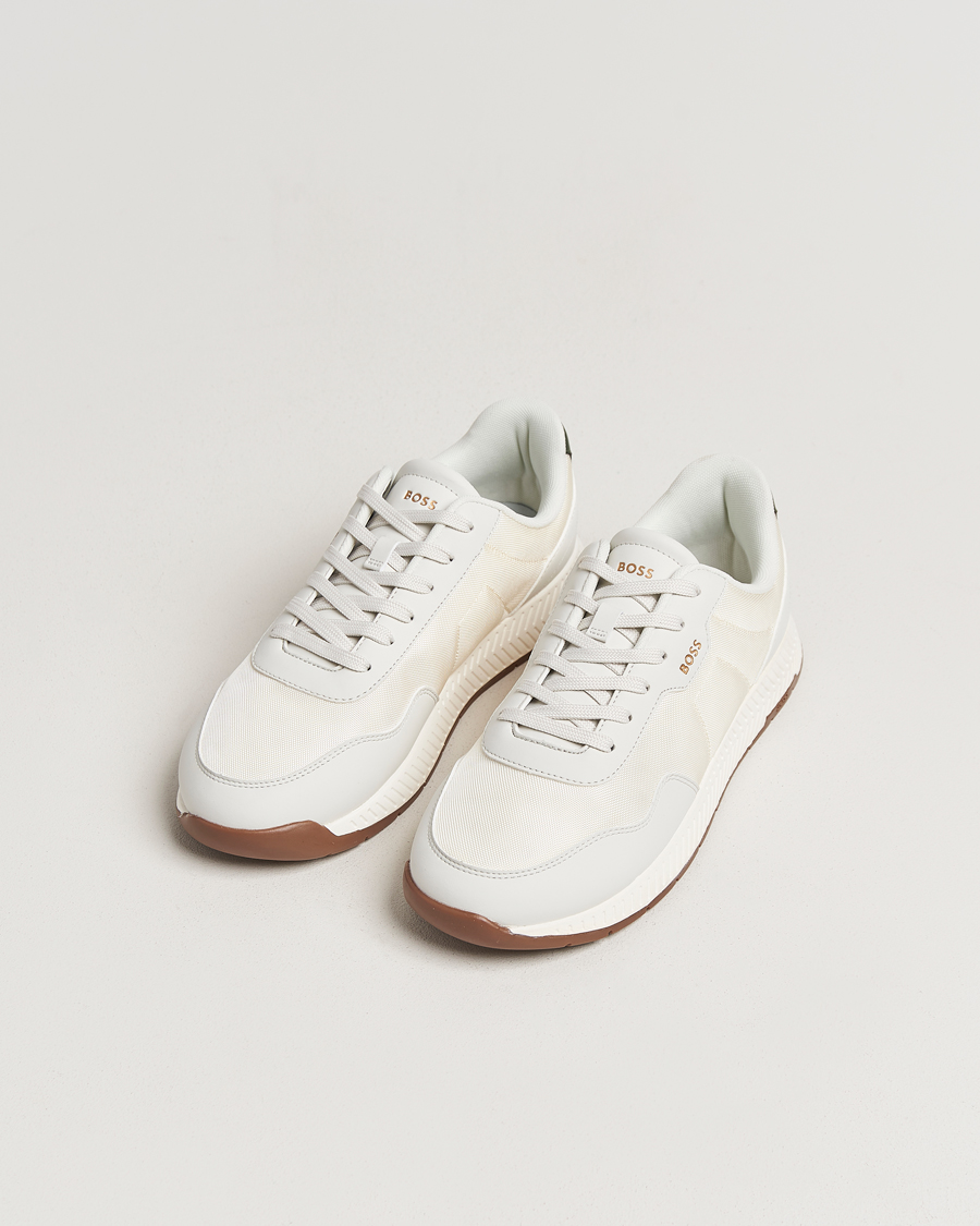 BOSS BLACK Titanium Running Sneaker Light Beige