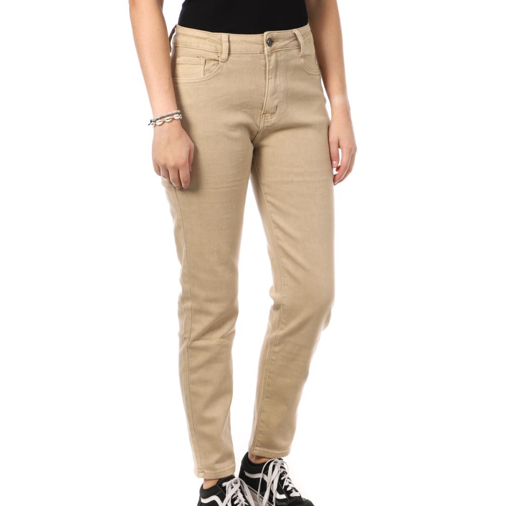 My Tinas Jean Mom Fit Beige Femme My Tina's 270