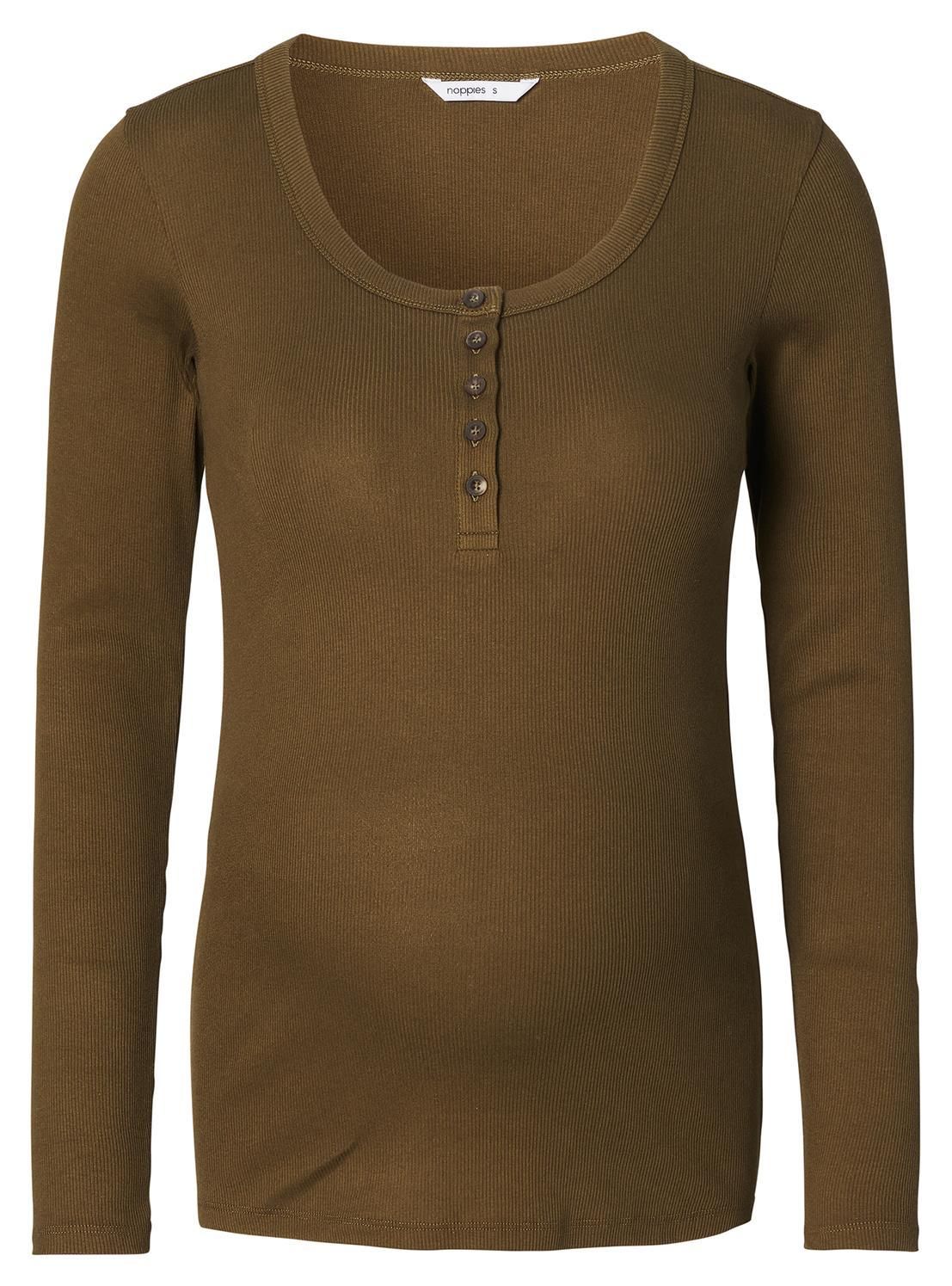 Noppies Maternity Voedingsshirt Odense - Dark Olive