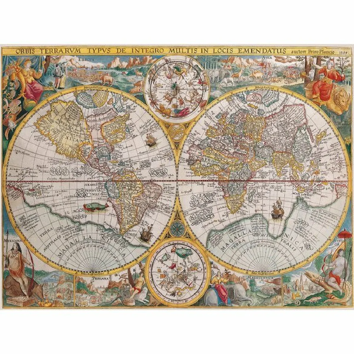 Ravensburger Puzzle 1500 p Mappemonde 1594