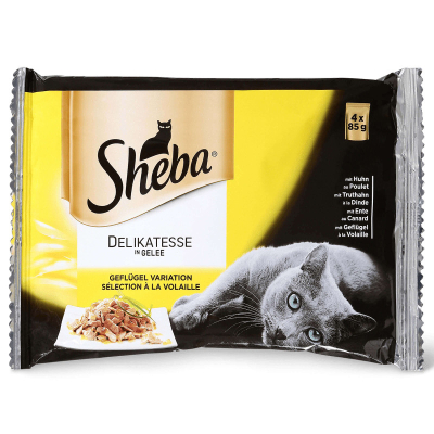 Sheba Delikatesse in Gelée Geflügel 4x85g