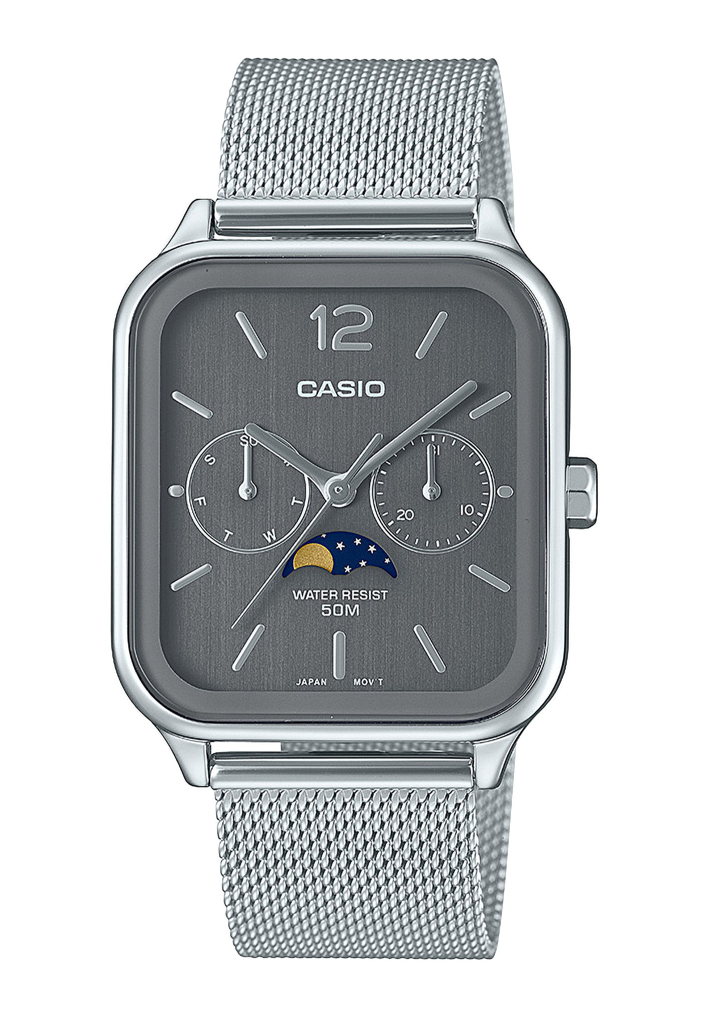 Casio Timeless Collection Mondphase Milanaise