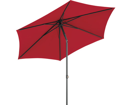 Schneider Sevilla tuinparasol, Ø 270 cm, rond, rood