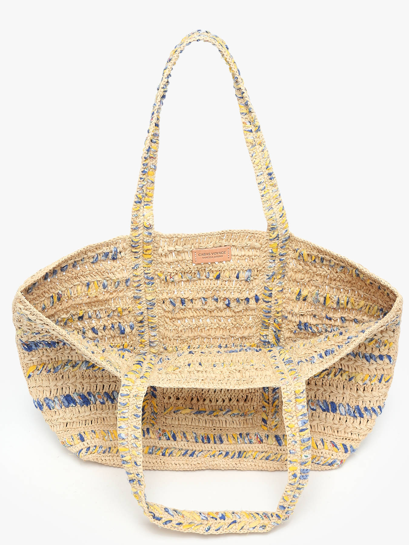 Sac port paule Cabas raphia raphia VANESSA BRUNO