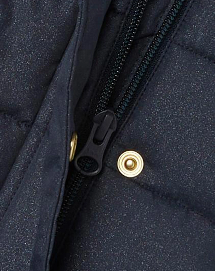 Steppjacke NMFMERETHE mit Kunstfell in dark sapphire