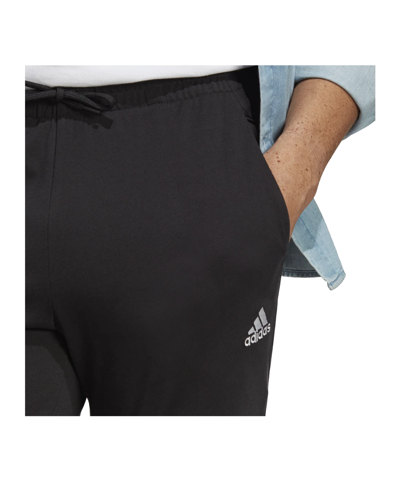 adidas Essentials Cuff Trainingshose Schwarz Elasticized Cuff Black