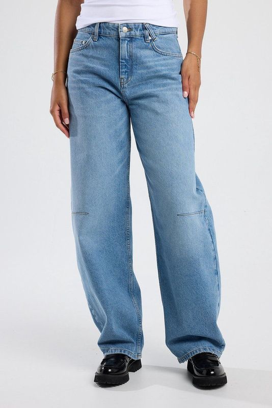 America Today Maine - Dames Jeans - Blauw - Katoen
