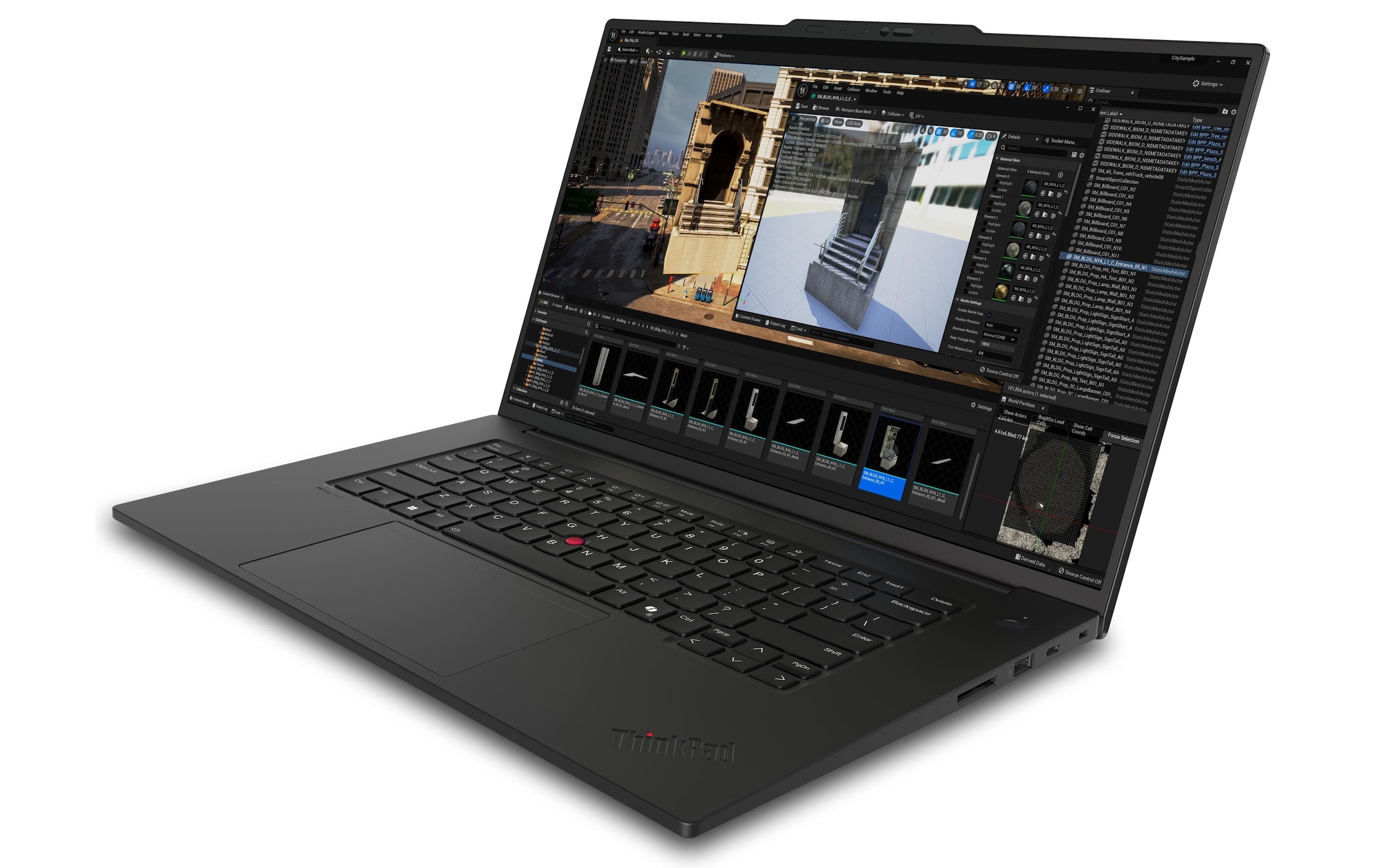 Lenovo Notebook »ThinkPad P1 Gen. 7 (Intel)« 40,48 cm / 16 ″ Intel Core Ultra 9 2.000 GB SSD