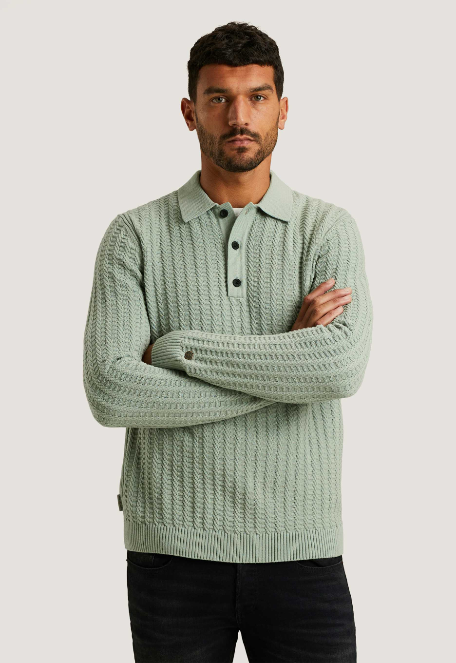 Cast Iron Longsleeve Polo