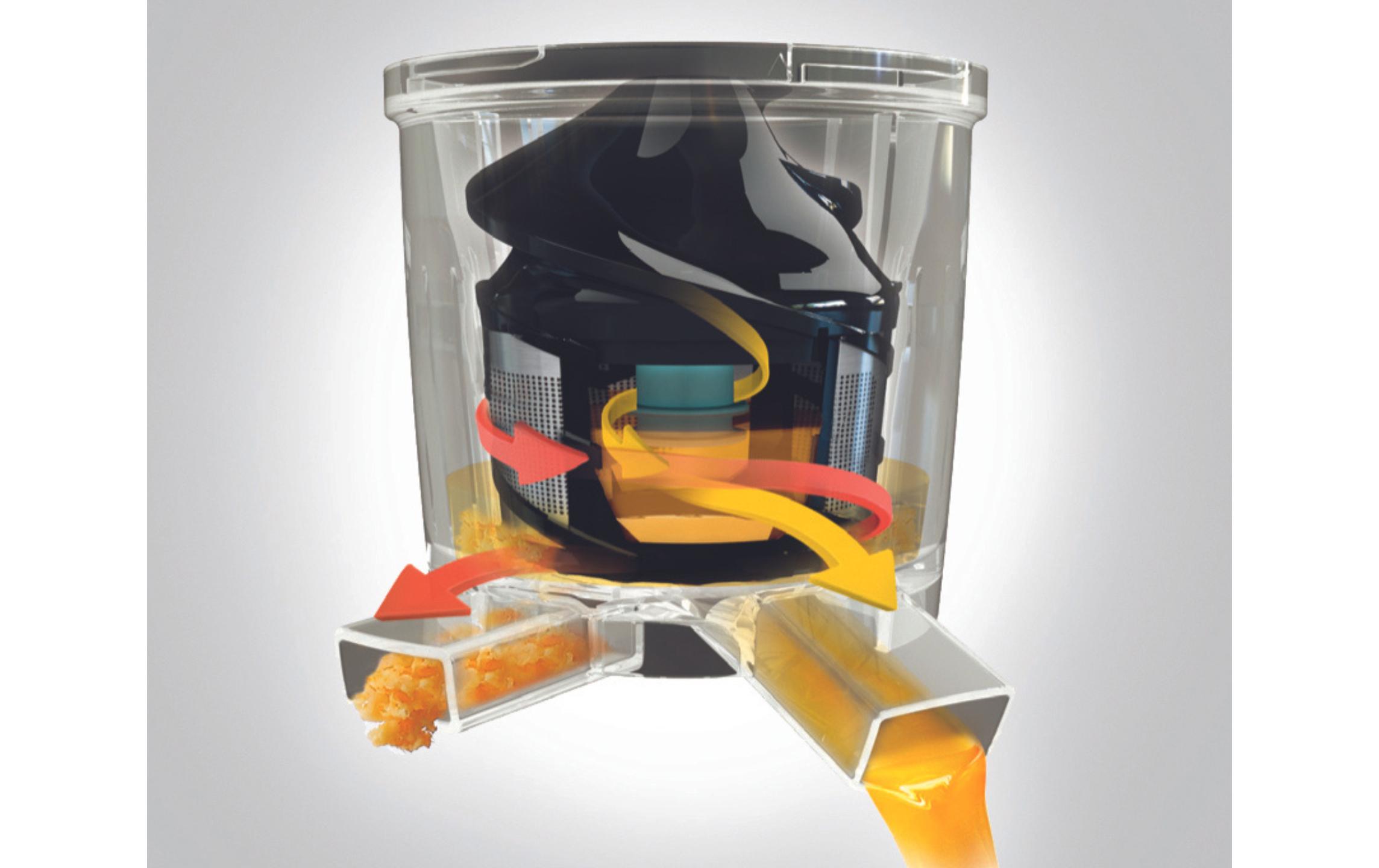 Slow Juicer Pro Chrom/Schwarz<br>Entsafter