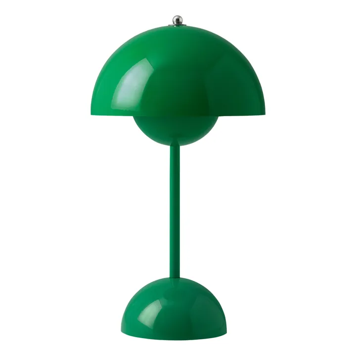 & Tradition Lampe à poser portative Flowerpot VP9, Verner Panton | Vert