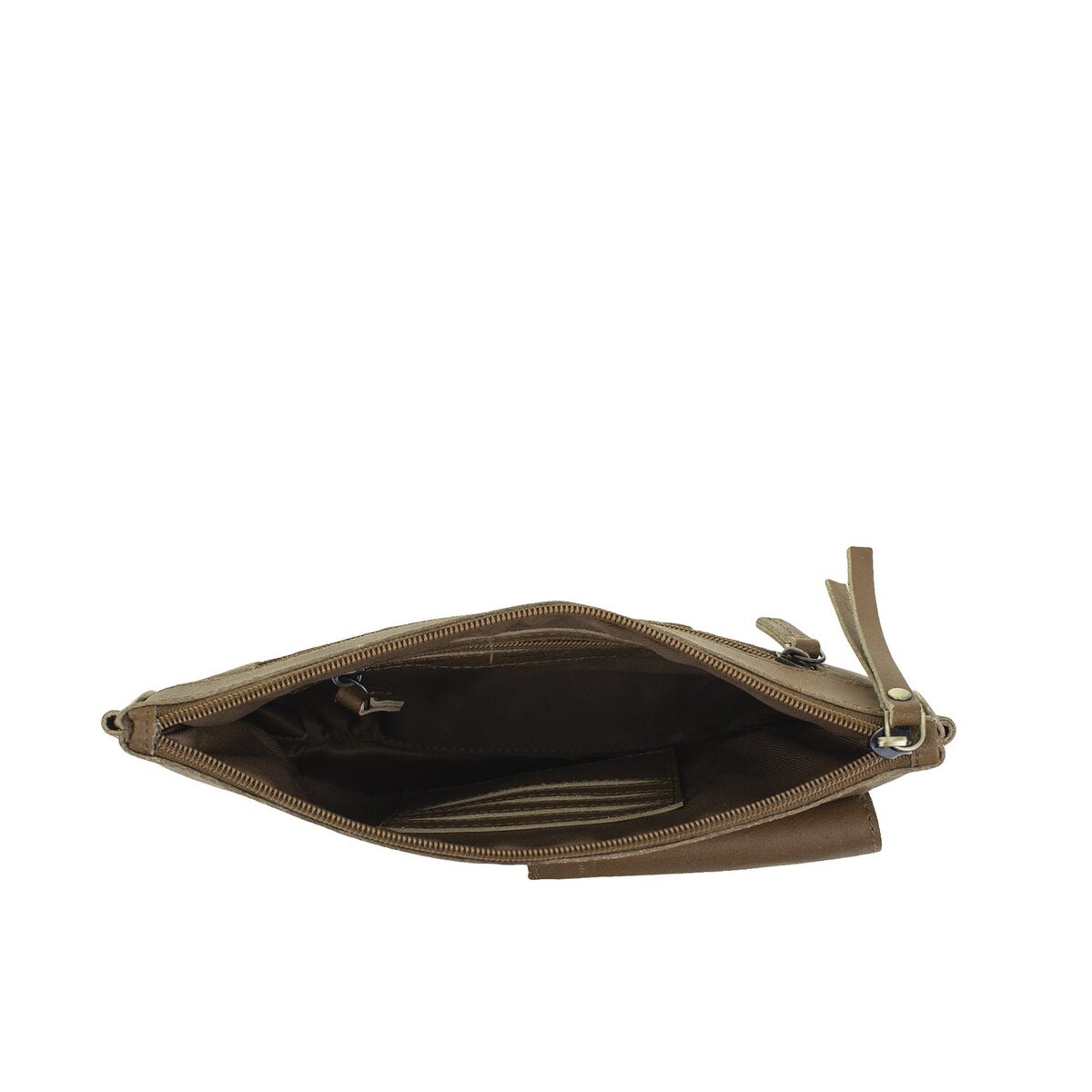 DSTRCT Riverside Crossbody Wallet Bag Cognac