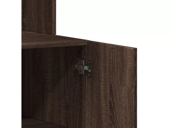 Armoire de cuisine chêne marron 95x50x180 cm bois d’ingénierie