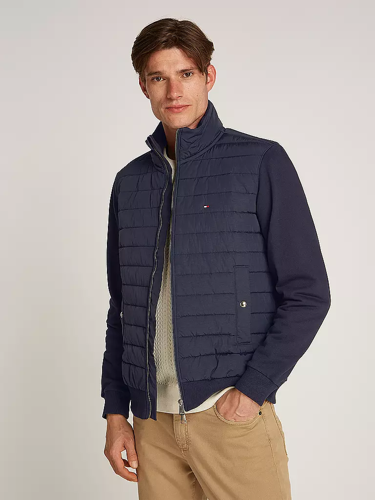TOMMY HILFIGER Sweatjacke blau
