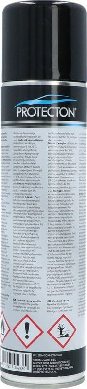 Protecton - Cockpitspray - Zwart - Aluminium - 400ml