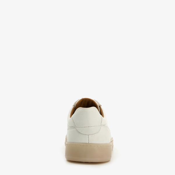 Hush Puppies leren heren sneakers wit