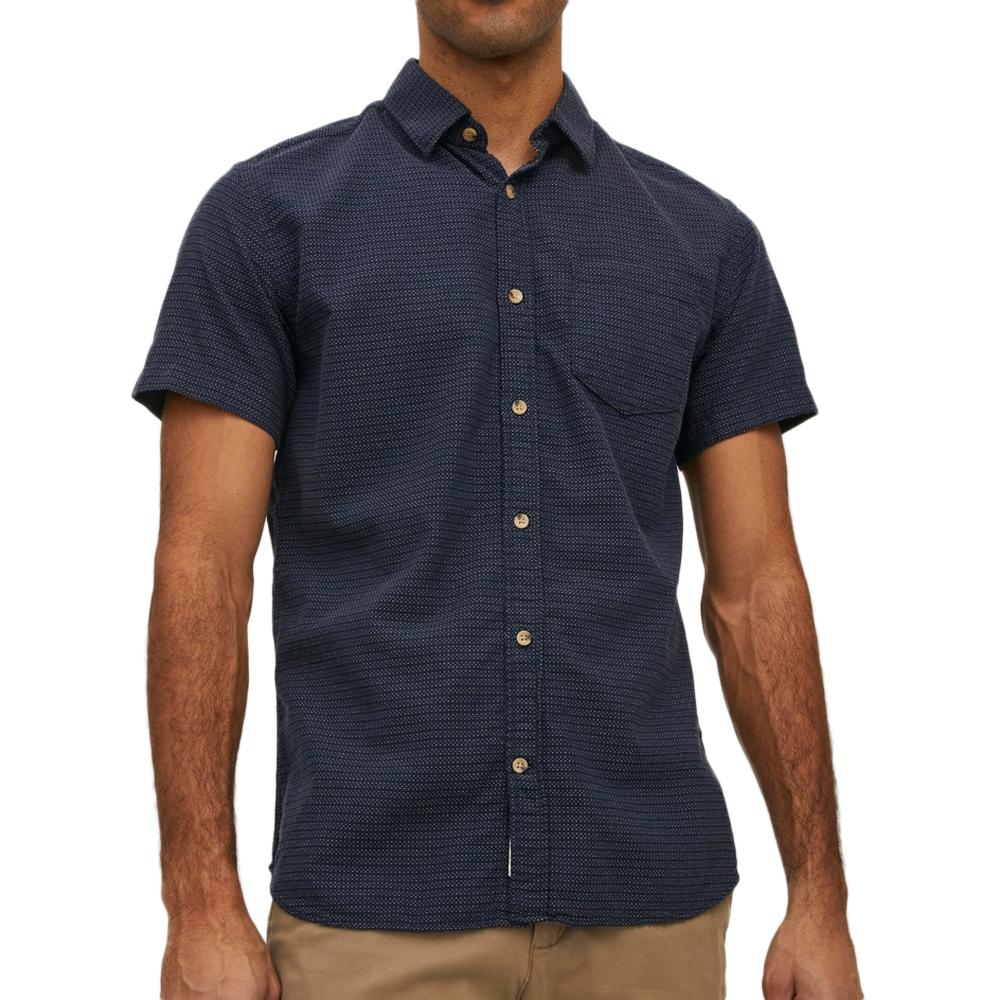 Jack & Jones Chemisette Marine Homme Jack & Jones Habel