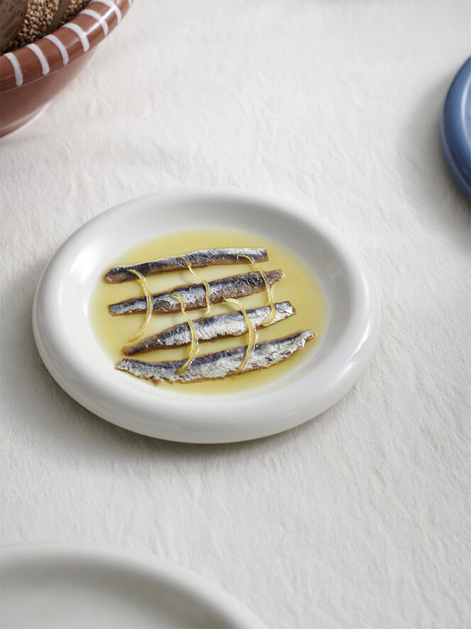 Hay Barro Plate-Set of 2-Ø18-Off-white