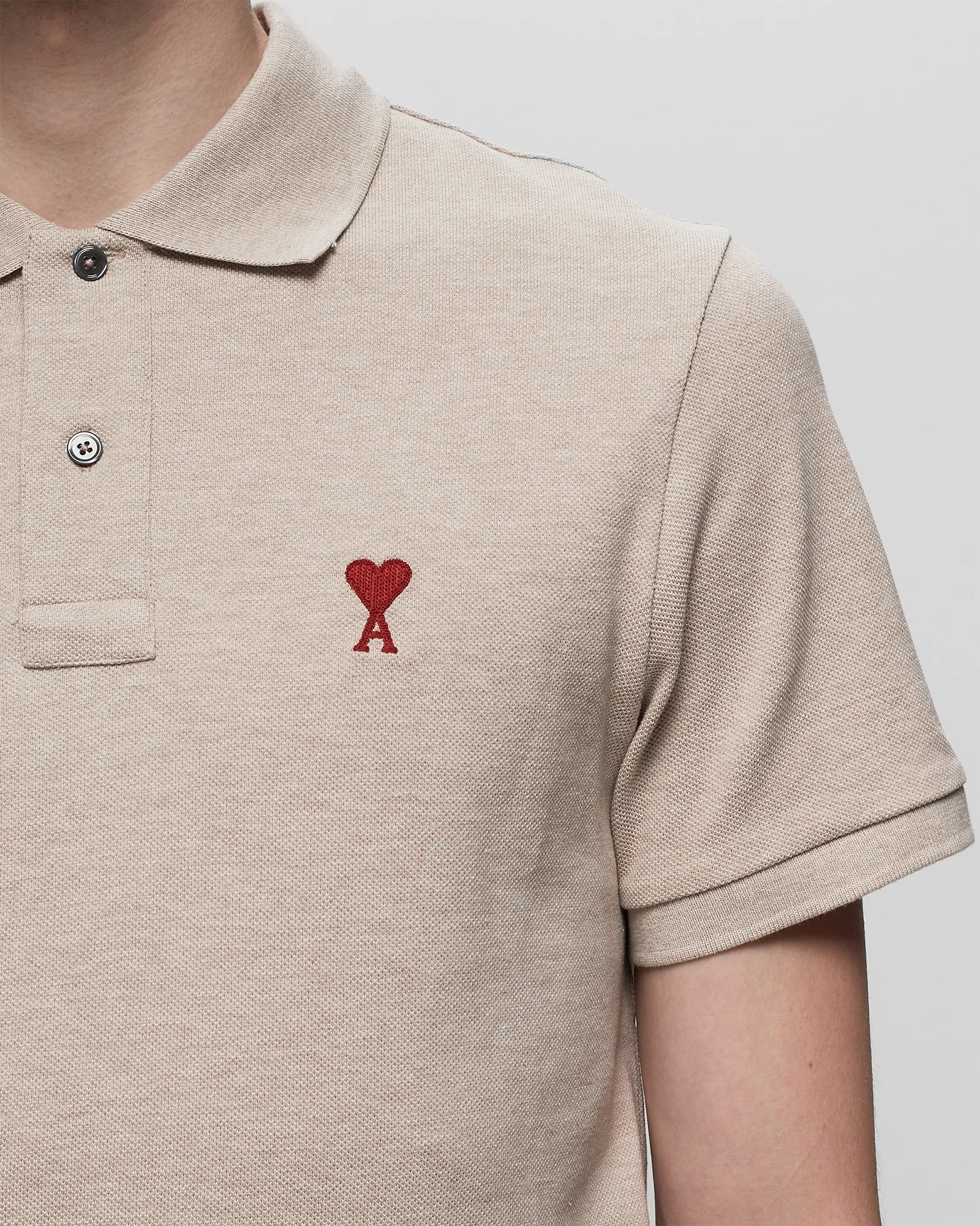 AMI Paris AMI DE COEUR POLO SHIRT