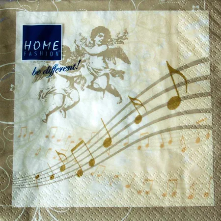 Home Fashion 611017 Servietten Musical of Heaven
