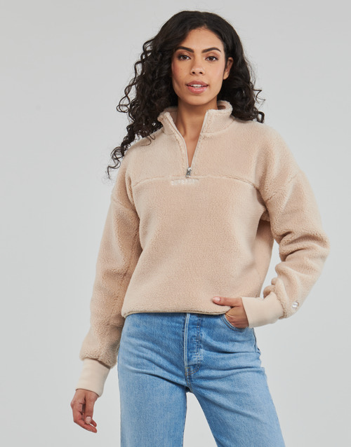 Superdry - CODE SL BORG HENLEY - Tapioca
