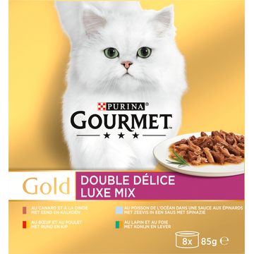 Gourmet Gold Luxe Mix Kattenvoer nat