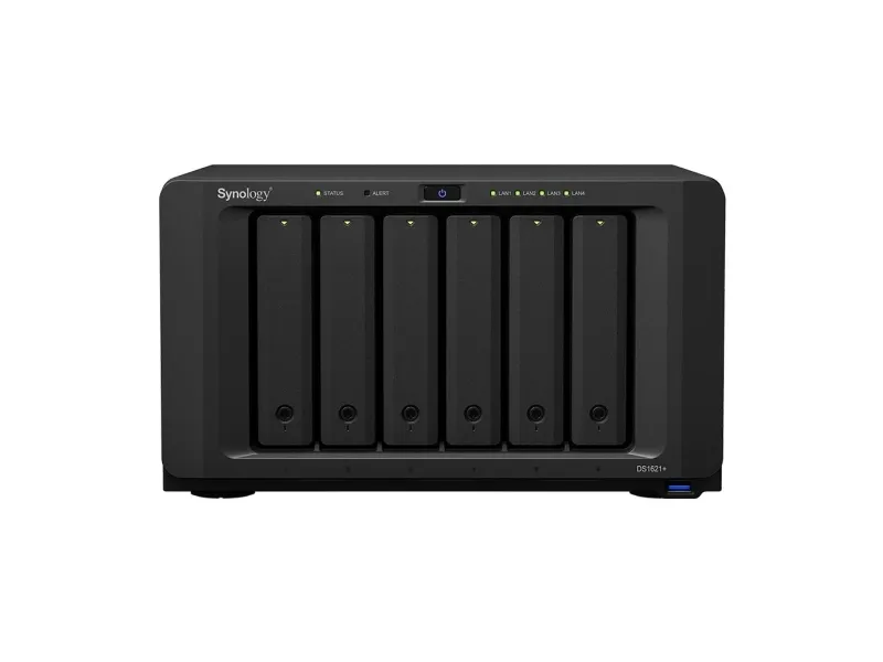 Synology DiskStation DS1621  - NAS-server - 6 bays - RAID 0, 1, JBOD - RAM 4 GB - Gigabit Ethernet - iSCSI support