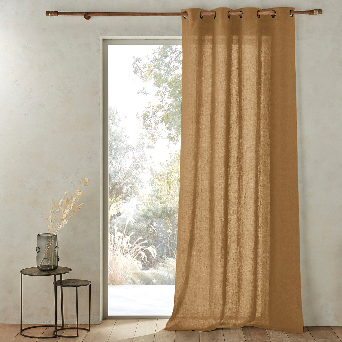 AM.PM<br>Cortina em linho lavado, estilo romano